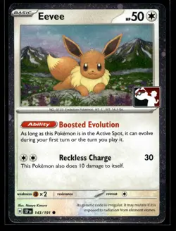 Eevee Common Prize Pack Series Cards 143/191 NM - Image 1