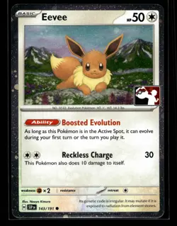 Eevee Common Prize Pack Series Cards 143/191 NM - Image 1