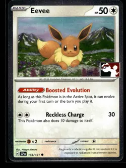 Eevee Common Prize Pack Series Cards 143/191 NM - Image 1