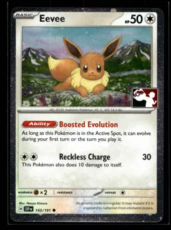 Eevee Common Prize Pack Series Cards 143/191 NM - Image 1