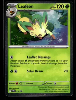 Leafeon - (Cosmos Holo) Promo SV: Scarlet & Violet Promo Cards 170 NM - Image 1