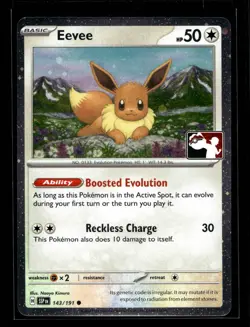 Eevee Common Prize Pack Series Cards 143/191 NM - Image 1