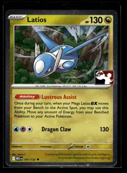 Latios - Uncommon Prize Pack Series Cards 101/132 NM - Image 1