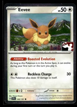 Eevee Common Prize Pack Series Cards 143/191 NM - Image 1