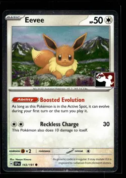 Eevee Common Prize Pack Series Cards 143/191 NM - Image 1