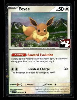 Eevee Common Prize Pack Series Cards 143/191 NM - Image 1