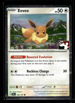 Eevee Common Prize Pack Series Cards 143/191 NM - Image 1