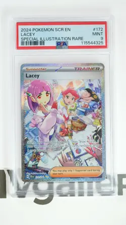 Lacey Special Illustration Rare #172/142 Stellar Crown Pokemon Card PSA 9 - Image 3