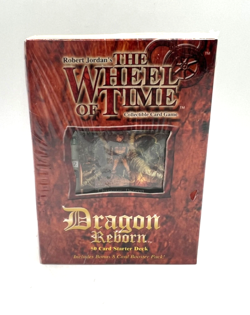 THE WHEEL OF TIME DRAGON REBORN COLLECTIBLE CARD GAME 50 CARD STARTER SET-SEALED - Image 1
