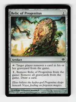 Relic of Progenitus 218 Common Shards of Alara Magic: The Gathering Cards - Image 1