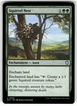 Squirrel Nest #239 (NM) Bloomburrow BLC Magic MTG - Image 1