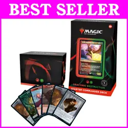 MTG Commander Deck Red-Green Draconic Destruction-= - Image 1