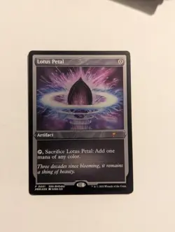 Magic: The Gathering Artifact Lotus Petal Foil Etched - Image 1