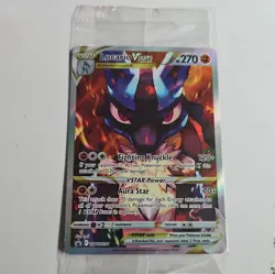 Pokemon TCG Lucario VStar SWSH291 Black Star Promo Sealed NM - Image 1