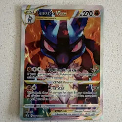 Lucario VSTAR SWSH291 Promo Cards Holo Pokemon TCG Card English 2023 - Image 1