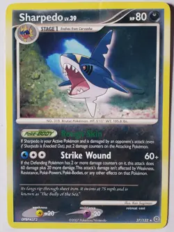 Sharpedo 37/132 PL - RARE Secret Wonders Pokemon Card - $2 Combined Shipping - Image 1