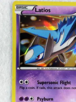 Pokemon Latios 30/30 & Latias 30/30 Holo Rare Promo Card Lot Black Star XY - Image 4