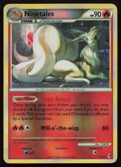 Ninetales 17/95 MP - Pokemon Call of Legends Holo Rare - Image 1