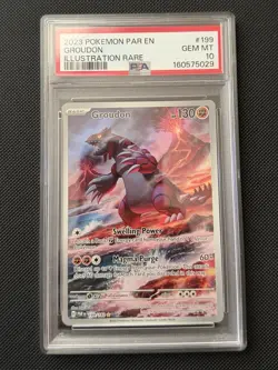 Pokemon Groudon IR 199/182 PSA 10 - Image 1