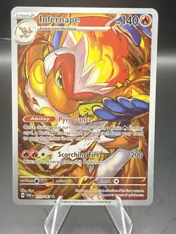 Infernape 173/167 Illustration Rare Twilight Masquerade Pokemon Card NM - Image 1