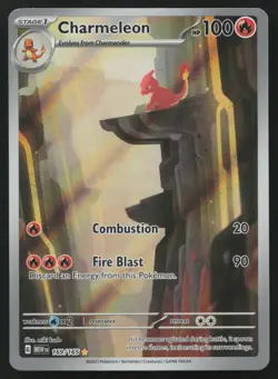 Charmeleon 169/165 Holo Illustration Rare 151 Pokemon English NM - Image 1