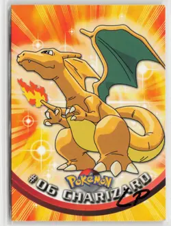 Pokemon TCG Charizard 06 Pokemon Topps Series 1 TV Animation Edition ENG Topps - Image 1
