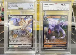 5 Graded Pokemon Slab Lot CGC AGS NXR Gem Mint Arceus Umbreon Aerodactyl - Image 3