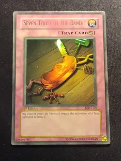 Seven Tools Of The Bandit 1st Edition MRD-129 Lightly FADED Yu-Gi-Oh Card MP - Image 1