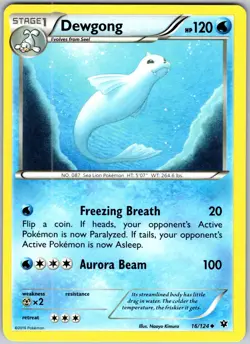 Dewgong 16/124 Uncommon Fates Collide Near Mint - Image 1