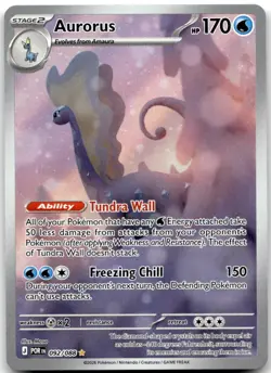Aurorus 092/088 Holo Illustration Rare Perfect Order Near Mint - Image 1