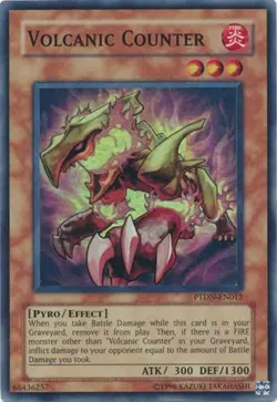 Volcanic Counter - PTDN-EN012 - Super Rare - Unlimited Edition x1 Moderately Pla - Image 1