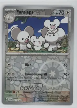 Maushold German Reverse Foil Pokemon Scarlet & Violet Base Set SV1 #161 - Image 1