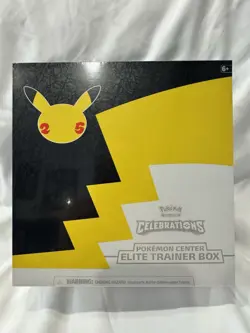Celebrations 25th Pokemon Center Exclusive Elite Trainer Box (ETB) CLEAN - Image 1