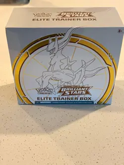 Pokemon TCG Sword & Shield Brilliant Stars Elite Trainer Box Arceus English 8 - Image 1