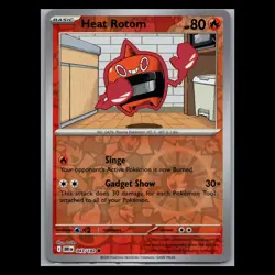Destined Rivals - Heat Rotom - 043/182 - Reverse Holo - TCG Pokemon Card - Image 1
