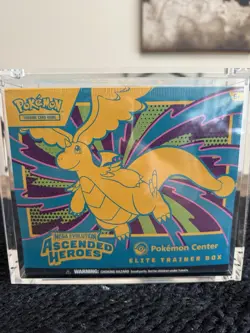Ascended Heroes ETB Pokemon Center Exclusive New Sealed TCG With Acrylic Case - Image 2