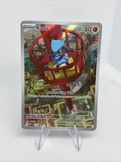 Riolu - 010 (Pokemon Center Exclusive) 010 Me: Mega Evolution Promo Holo - Image 1