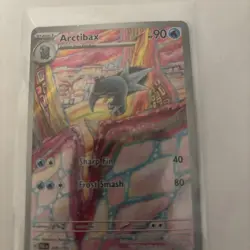 Pokemon TCG Arctibax Illustration Rare Full Art Holo 209/193 Paldea Evolved LP - Image 1