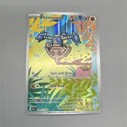 Nintendo Pokemon TCG Hitmontop Illustration Rare Holo Full Art 240/217 - Image 1