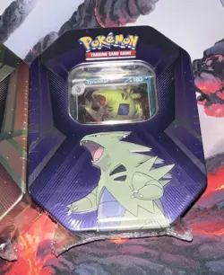 *SEALED* Pokemon TCG Triple Whammy Tin Darkrai Slaking Tyranitar 3 Tin Lot - Image 2