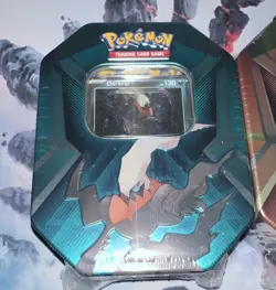 *SEALED* Pokemon TCG Triple Whammy Tin Darkrai Slaking Tyranitar 3 Tin Lot - Image 4