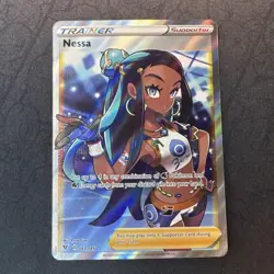 Nessa (Full Art) 183/185 Swsh04: Vivid Voltage Holo Trainer Pokemon - Image 1