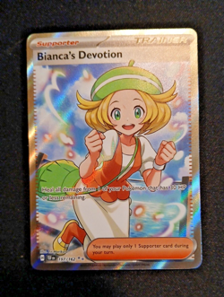 Pokemon TCG, Bianca's Devotion 197/162 Ultra Rare Temporal Forces Near Mint - Image 1