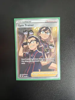 Gym Trainer 191/195 Full Art Ultra Rare Pokemon 2022 Silver Tempest TCG - Image 3