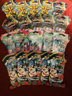 Pokemon TCG Chaos Rising Sleeved Packs Factory Sealed Lot Of 20 Packs Total NEW - Image 1