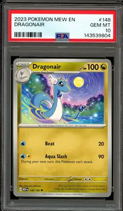 Pokemon TCG Scarlet & Violet 151 English #148 Dragonair Non-Holo PSA 10 Low Pop - Image 1