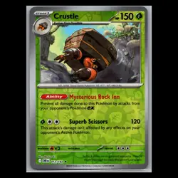 Destined Rivals - Crustle - 012/182 - Reverse Holo - TCG Pokemon Card - Image 1