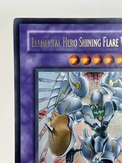Elemental HERO Shining Flare Wingman EEN-EN036 Elemental Energy 1st Edition - Image 2