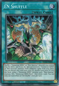 Yu-Gi-Oh EN Shuffle BLCR-EN008 Secret Rare NM - Image 2