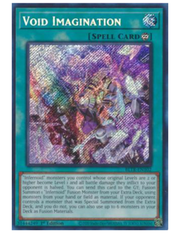 x3 Void Imagination (Alternate Art) - BLTR-EN102 - Secret Rare YuGiOh - Image 1